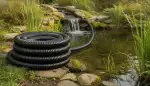 Optimaler Durchfluss im Teich: Warum der AquaOne Teichschlauch 50 mm 5 Meter Ihr Wasserparadies bereichert