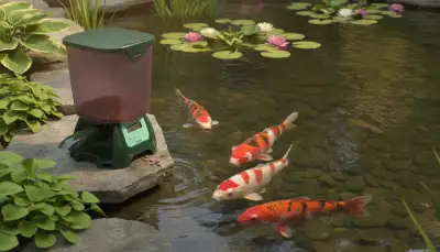 Clevere Futterautomaten für Koi und Teichfische