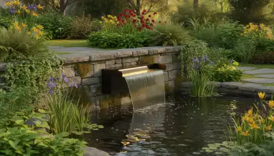 Gartenteich Wasserfall gestalten