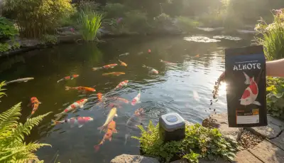 Gesunde Koi: Die Kunst der Teichfischfütterung