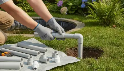 PVC Rohre für den Teichbau