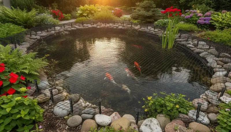 Effektiver Rundumschutz für Ihren Garten: Das TTL GARDEN Teichnetz im Detail