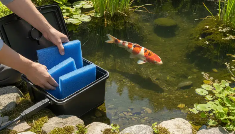 Filtermatte Teich: Klarheit und Gesundheit