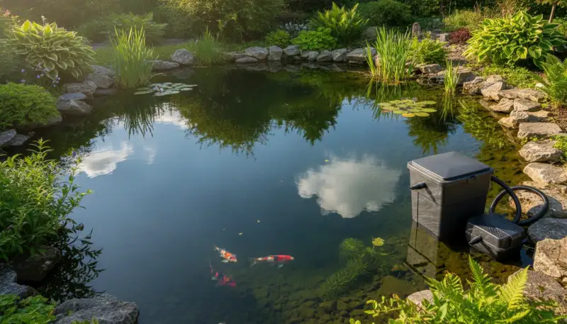 Klares Teichwasser: Biologische Filterung verstehen