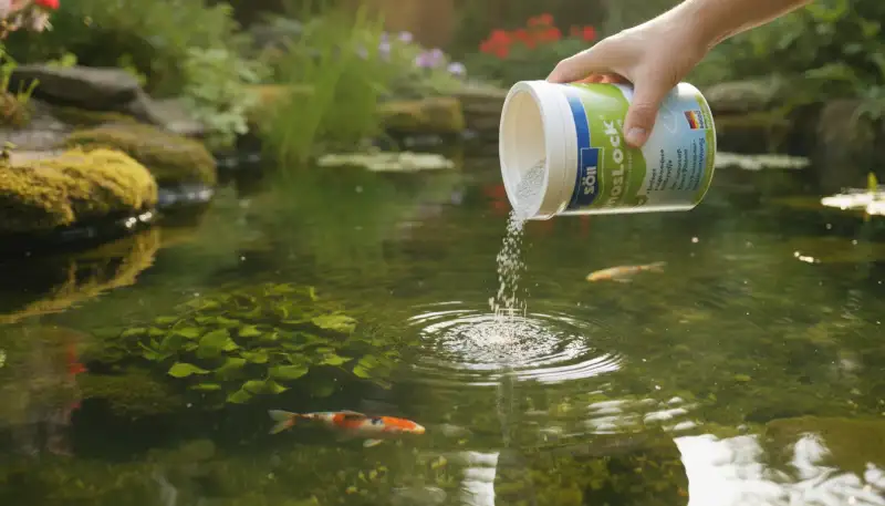 Klares Teichwasser: Phosphatbinder richtig nutzen