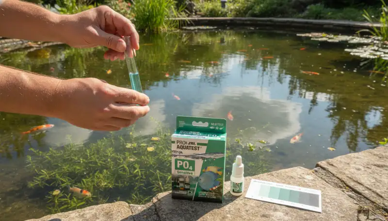 Phosphat im Teich messen: Algen verstehen