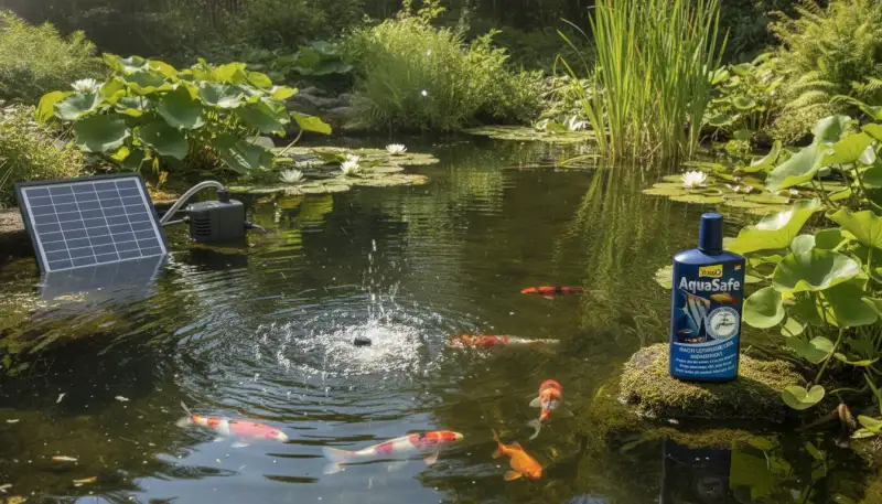 Solar Teichbelüfter: Grüne Energie für den Teich