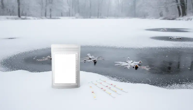 Teich sicher überwintern: Beheizte Eisfreihalter