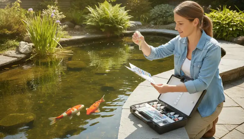 Teichwasser testen: Klarheit im Gartenteich